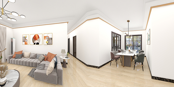 宇仙彩涂釉设计-川海・汇景龙湾-装修设计方案