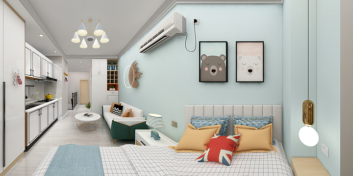 杨yusheng-公寓2楼-装修设计方案