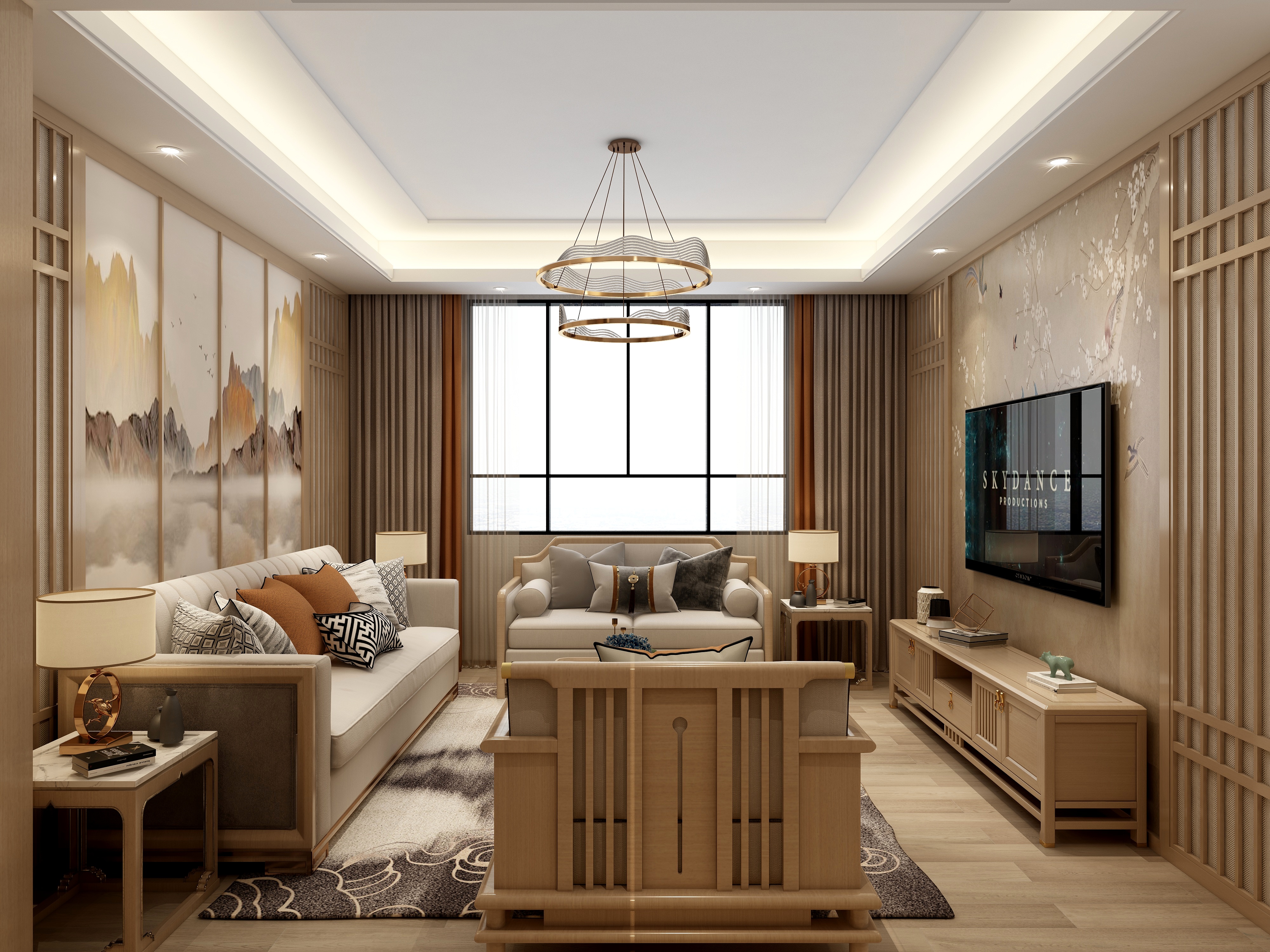 连瑞雪-新中式装修效果图