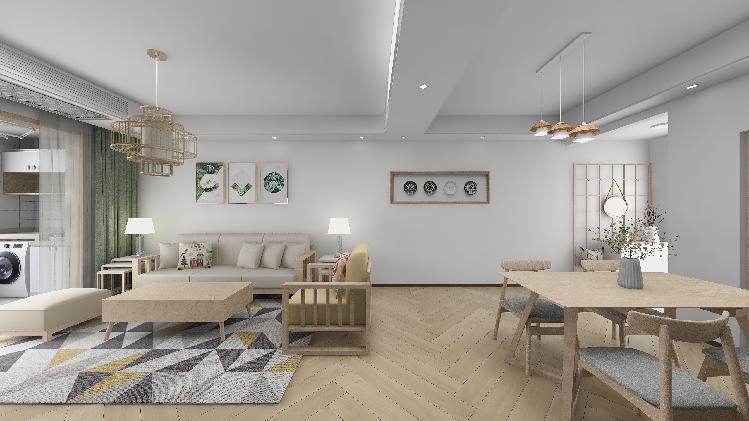 初作设计工作室赵善良-简约日式-万达-装修设计方案