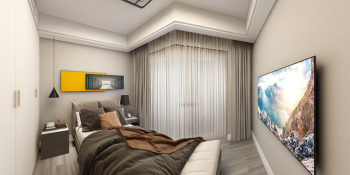 shizxl-四季金辉15栋2402效果图，调整-装修设计方案