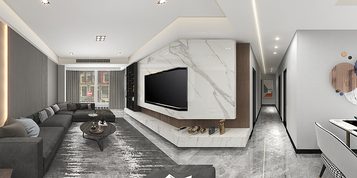 张家界锦绣明天|光学顶墙-代柱峰(1)-装修设计方案