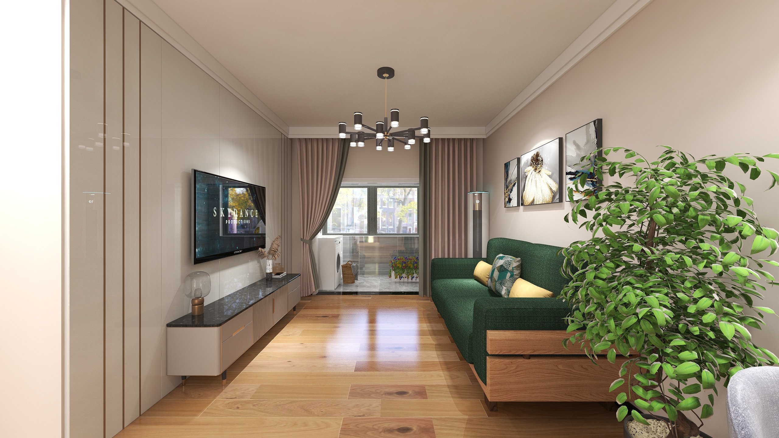 人到中年vfna-德信海德公园83.00㎡A2’3室2厅1卫1厨-装修设计方案