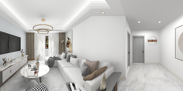 双盛木门张-怡锦园吊顶设计-装修设计方案