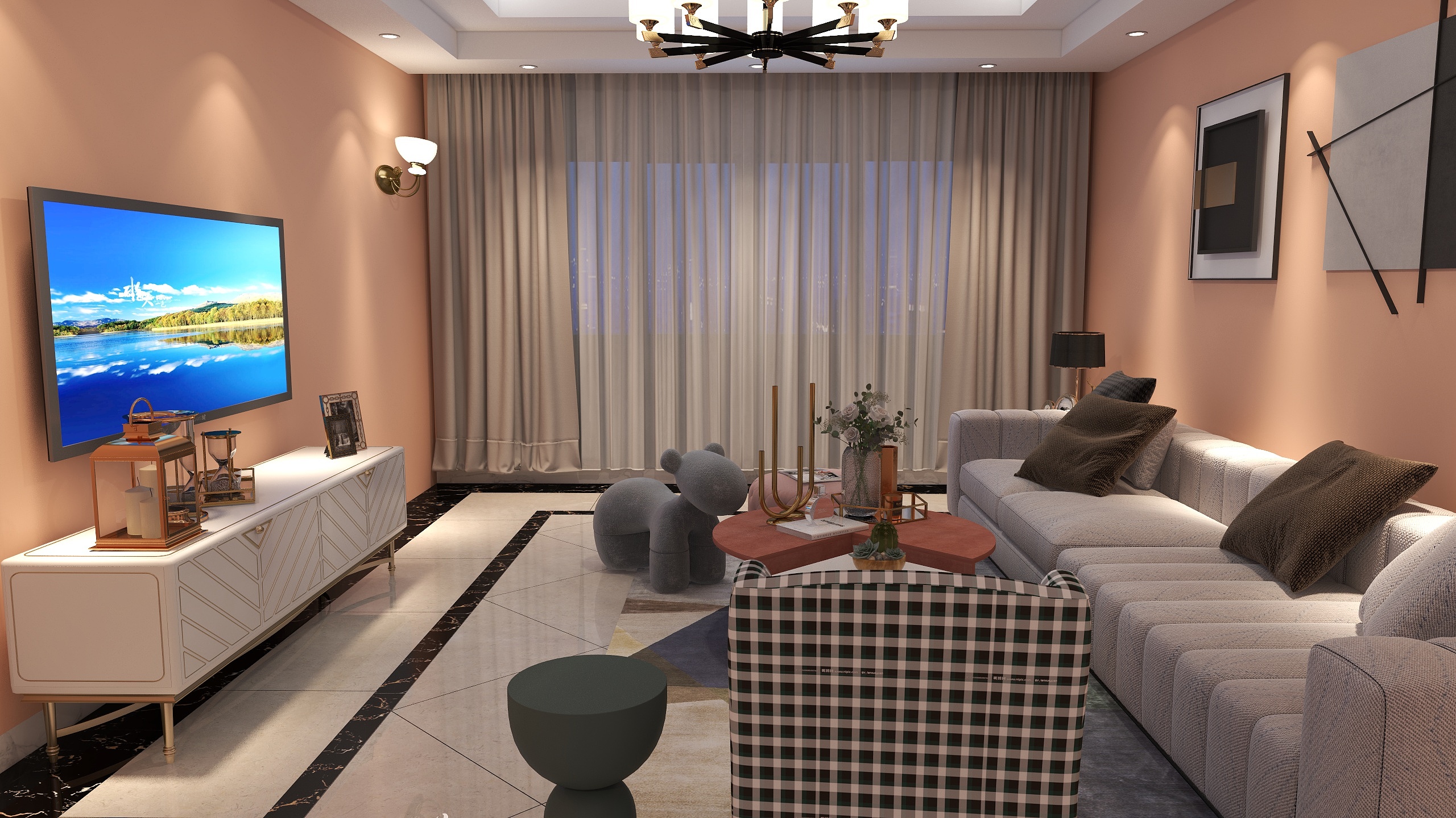 剑河简豪装饰-凯里・未来城44栋-装修设计方案