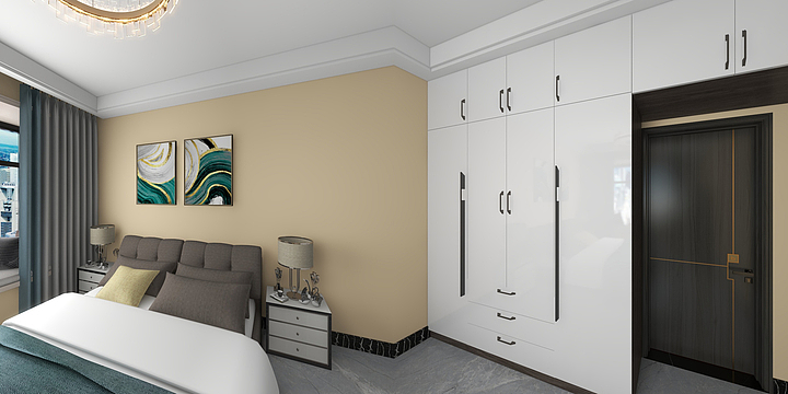 富县强盛装饰-郭老师翡翠世家139新中式-装修设计方案