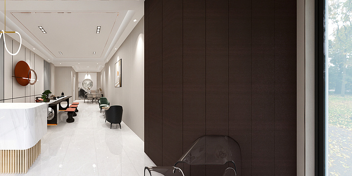 天邻国际设计工程-陈总办公室-装修设计方案