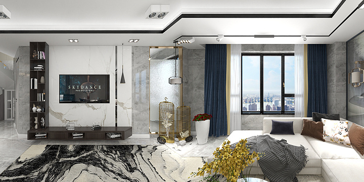 猫宿设计ms84994255-建发央著8栋2单元3705-副本-副本-装修设计方案