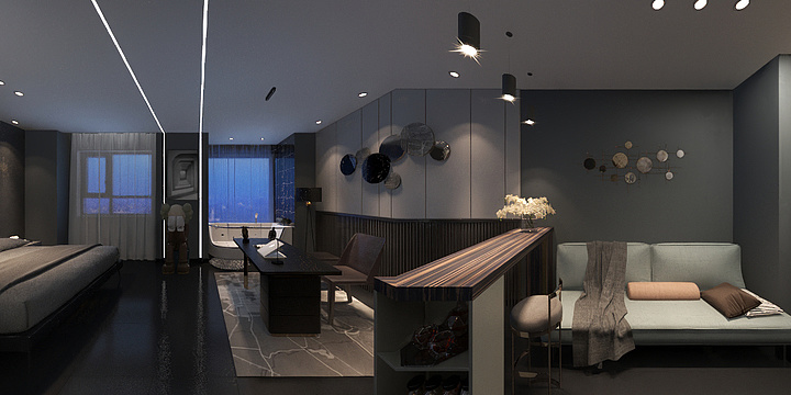 13160303887蜂設計彭-云顶公寓-装修设计方案