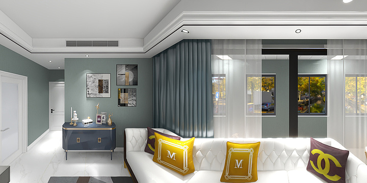 过往0-瑞和园89.50㎡B户型3室2厅1卫-装修设计方案