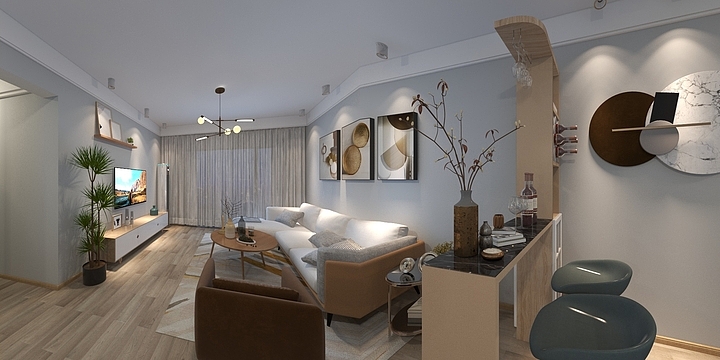 维艺空间装饰赖工-中泰上境2幢蒋小姐-装修设计方案