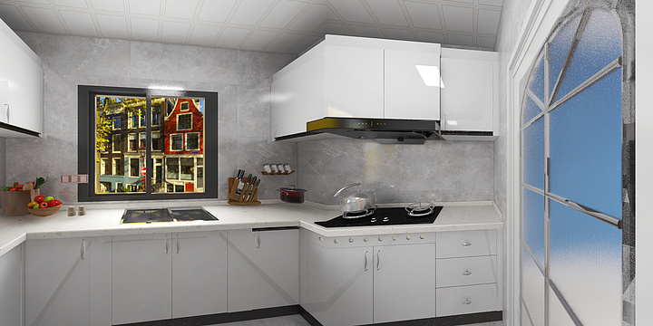 千成设计装饰-5#楼D1户型（西户）-装修设计方案