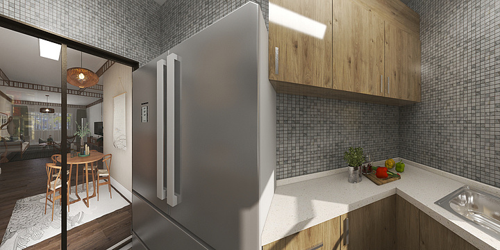 千成设计装饰-7#楼G1户型（西户）-装修设计方案