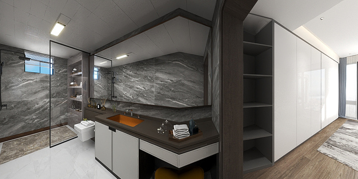 南充三宅装饰设计有限公司-光明城市-装修设计方案