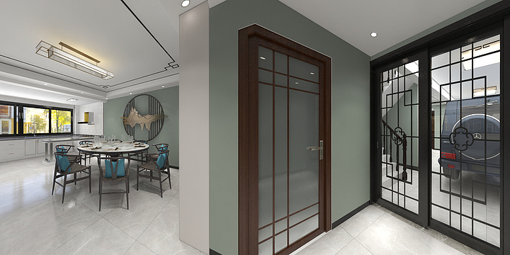 彭武孝-五期B08一层平面图-装修设计方案