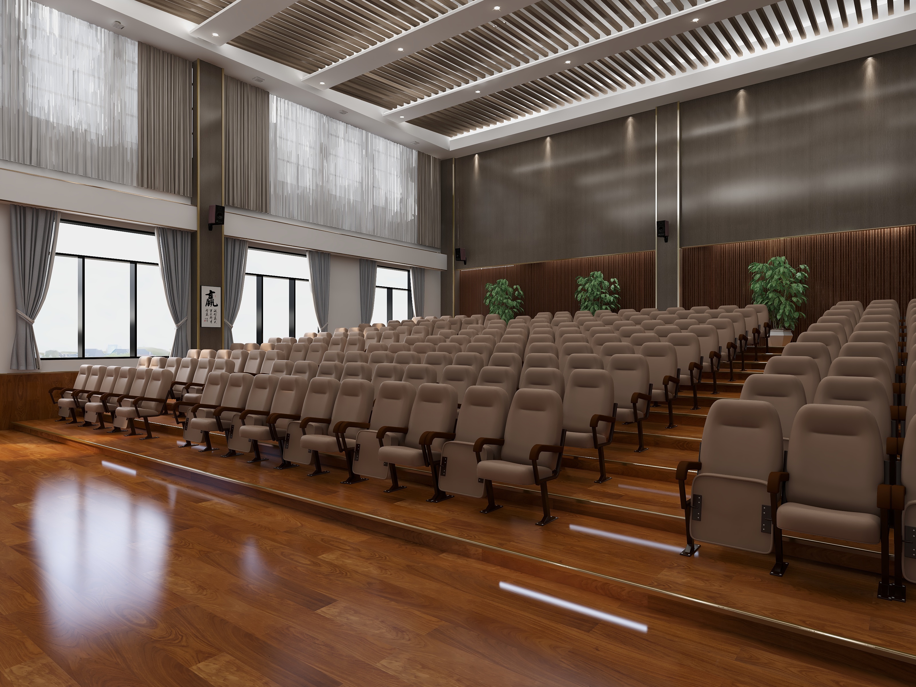 CHF_STO陆-优倍-会议厅装修效果图