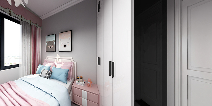 shizxl-中央华府36栋02户型木饰面背景墙-装修设计方案