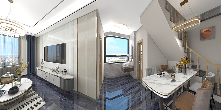 简阳装饰-华盛国际4-2-1903号-011-装修设计方案