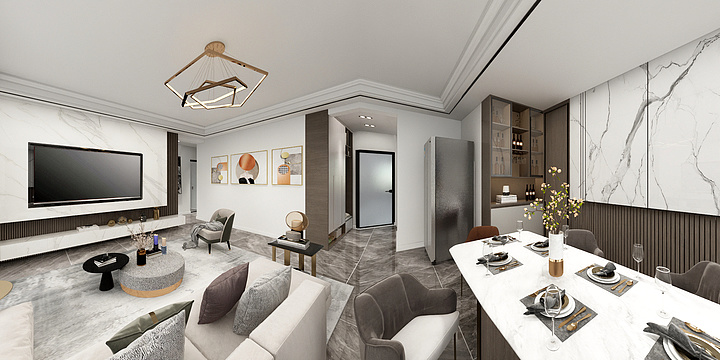 尚品大宅全屋整装-BBJX-简约风-装修设计方案