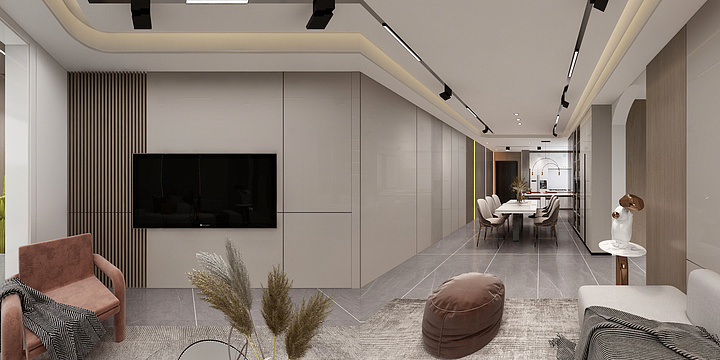 普定觅境空间设计-碧桂园16栋32-2-装修设计方案