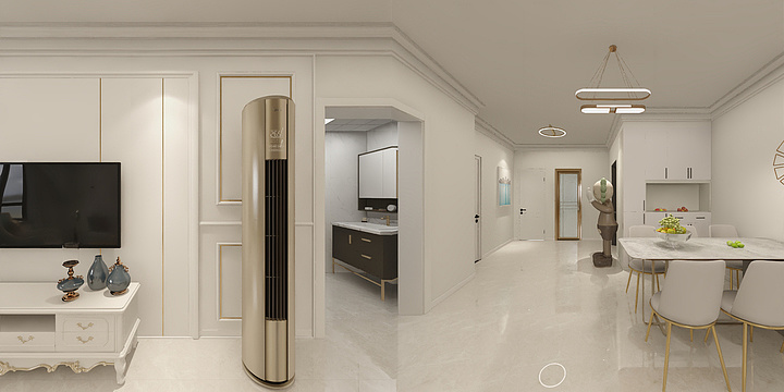 枳屋丨全案空间设计-新天润社区李先生的新家-装修设计方案