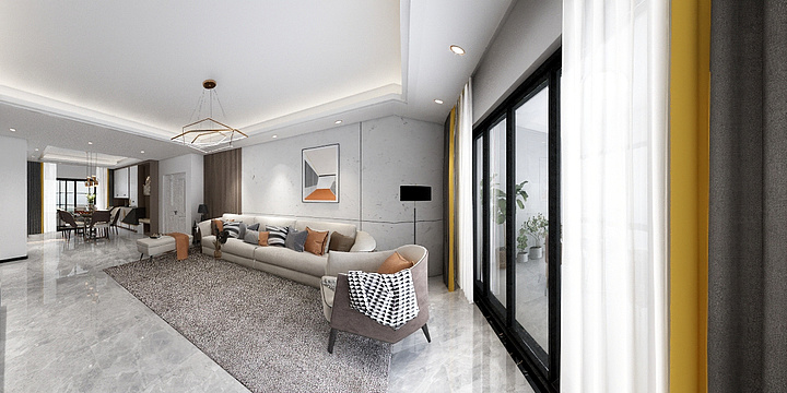 黄先生吖-134㎡轻奢风-复制于灵感库-装修设计方案