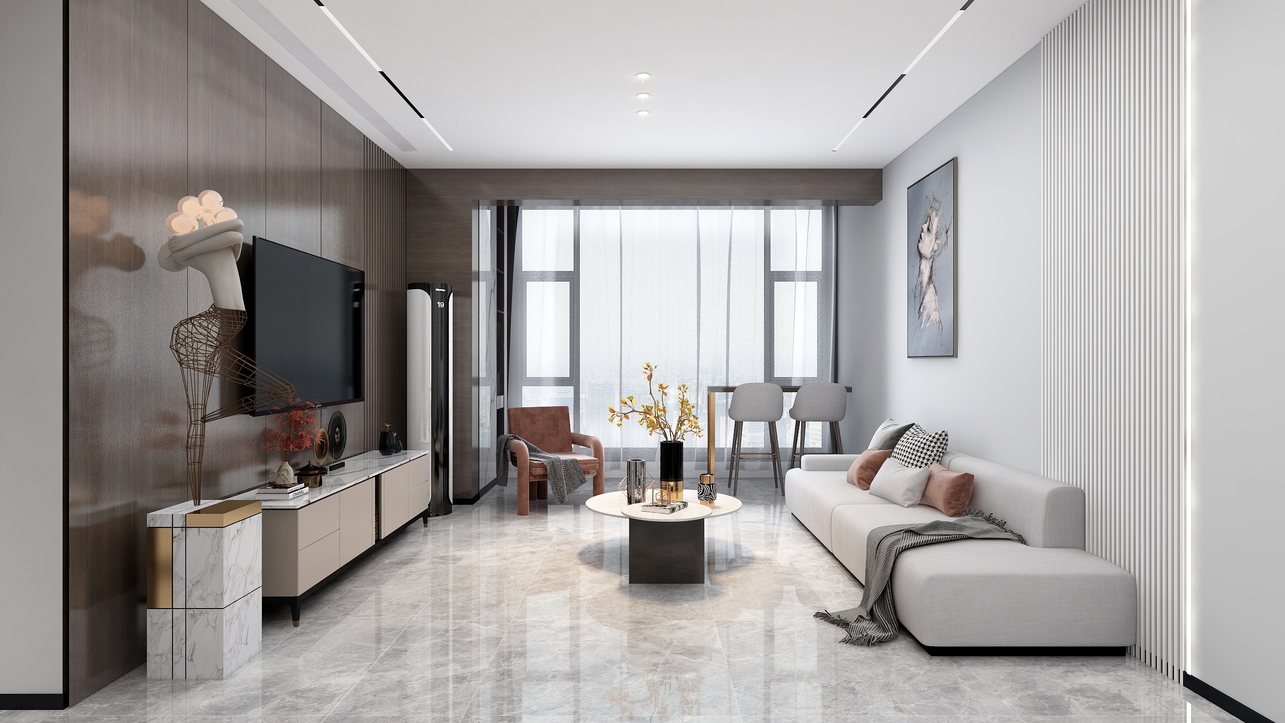 kwok是郭-现代简约-装修设计方案