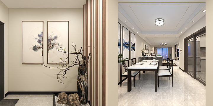 钮祜禄.秦-贺州帝王国际-装修设计方案