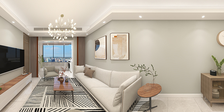 余未设计-时代之光111㎡-装修设计方案