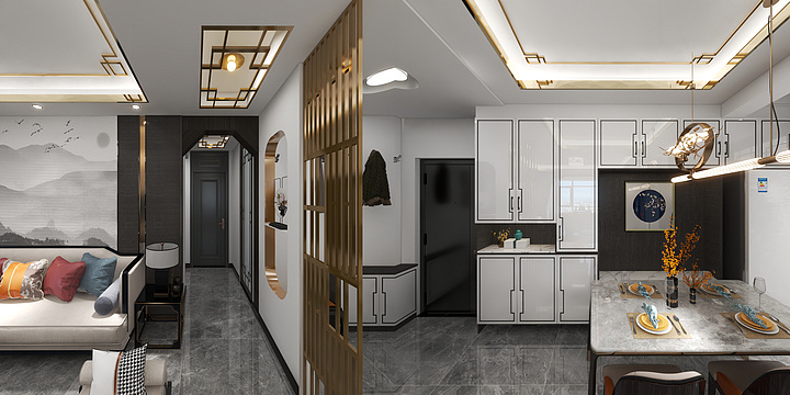 文东亮工作室-文景苑-装修设计方案