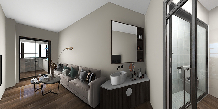 米青设计师-涪江北里-装修设计方案