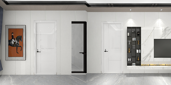 荣鑫空间装饰-瑞和园89.50㎡B户型3室2厅1卫-装修设计方案