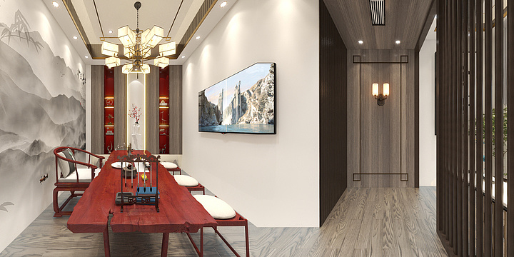 DesignZLJ-新中式酷家乐-装修设计方案