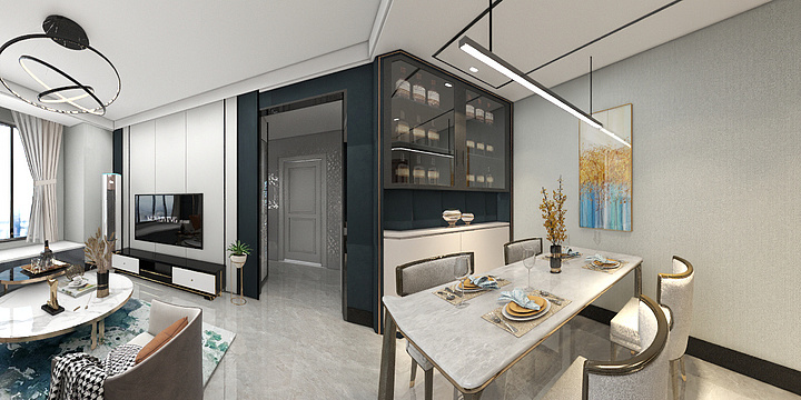 谈笑间淡忘-香颂国际-装修设计方案