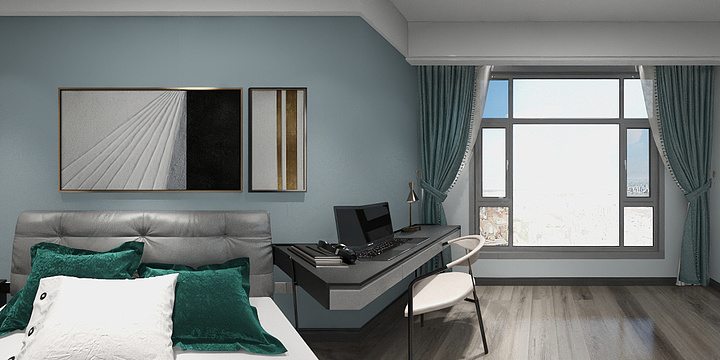 W哈库呐玛塔塔-吴集别墅衣柜-女儿房-副本-装修设计方案