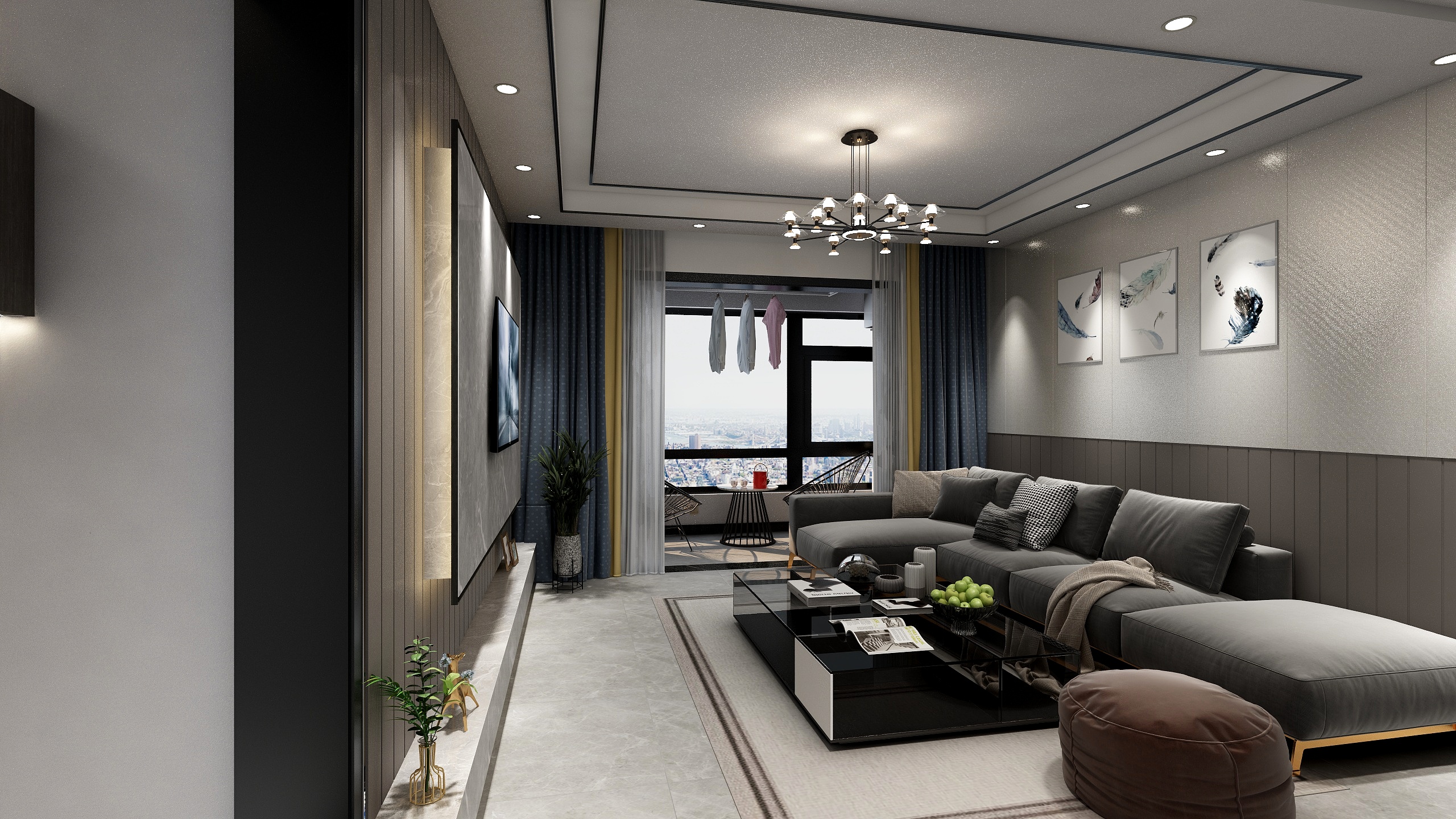 美之.家装饰设计-徽县阳光花园一单元1401-装修设计方案