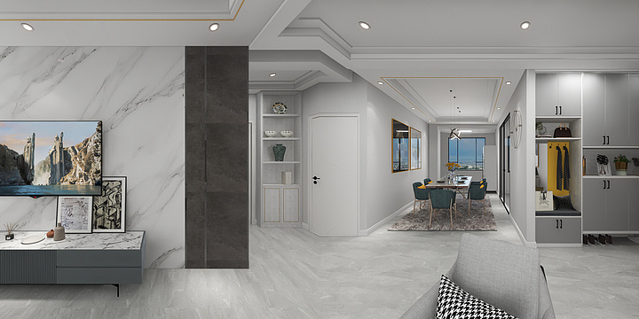 岁留年华，无尽殇&hellip;&amp-精英国际2-1-101-装修设计方案