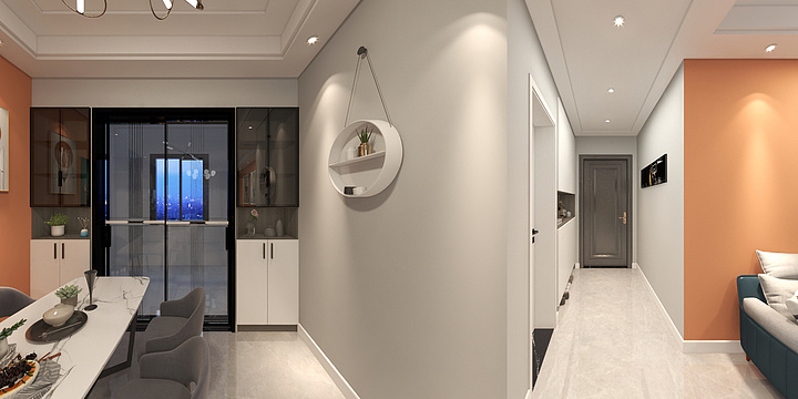 你猜不透的人-绿地85平效果图-装修设计方案