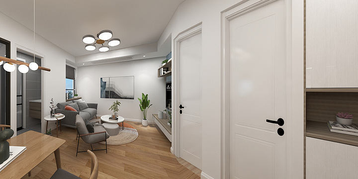 崔宏业家居设计-逸嘉新园24幢303室-装修设计方案