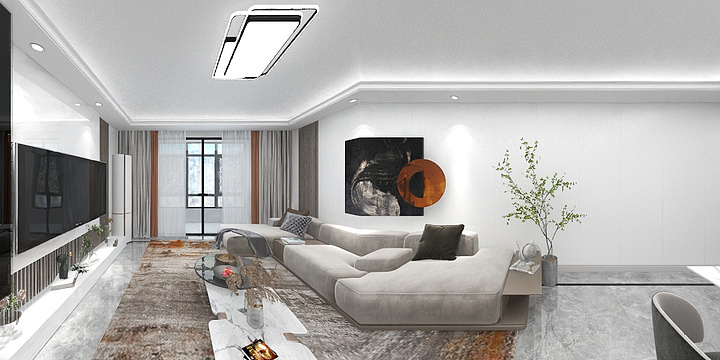 谢方方-湖心岛702-装修设计方案