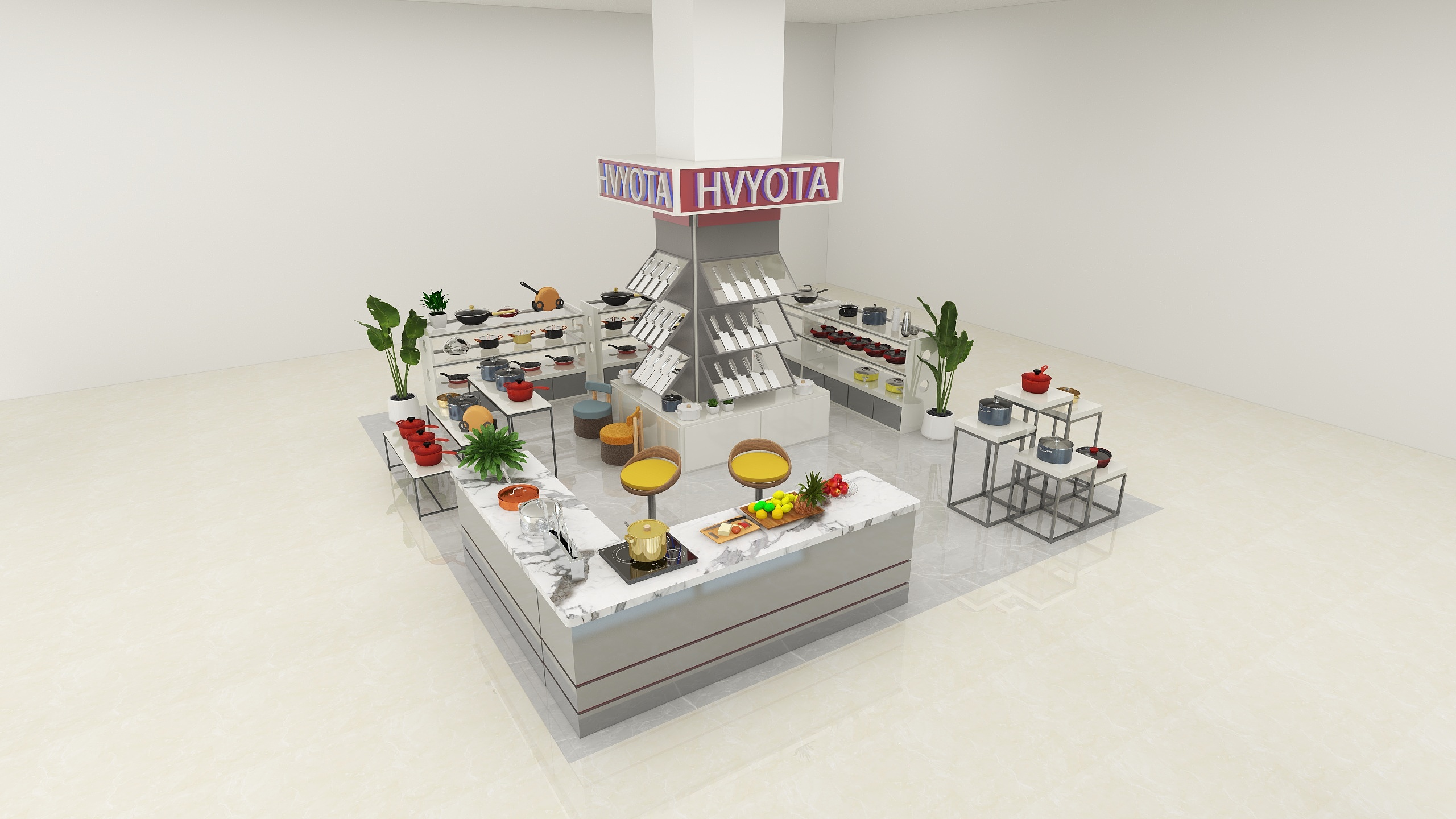 大湾区Steven-商场中岛商铺-装修设计方案