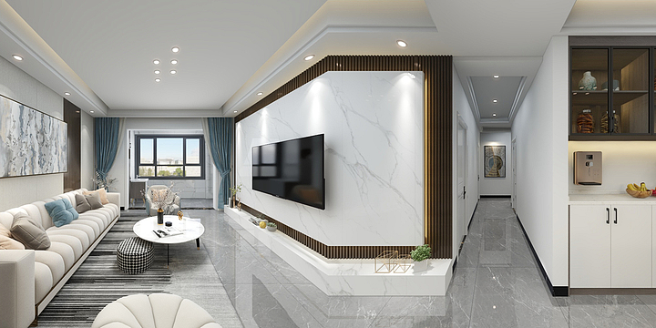 张胜财-《嘉福未来城》无主灯设计-装修设计方案