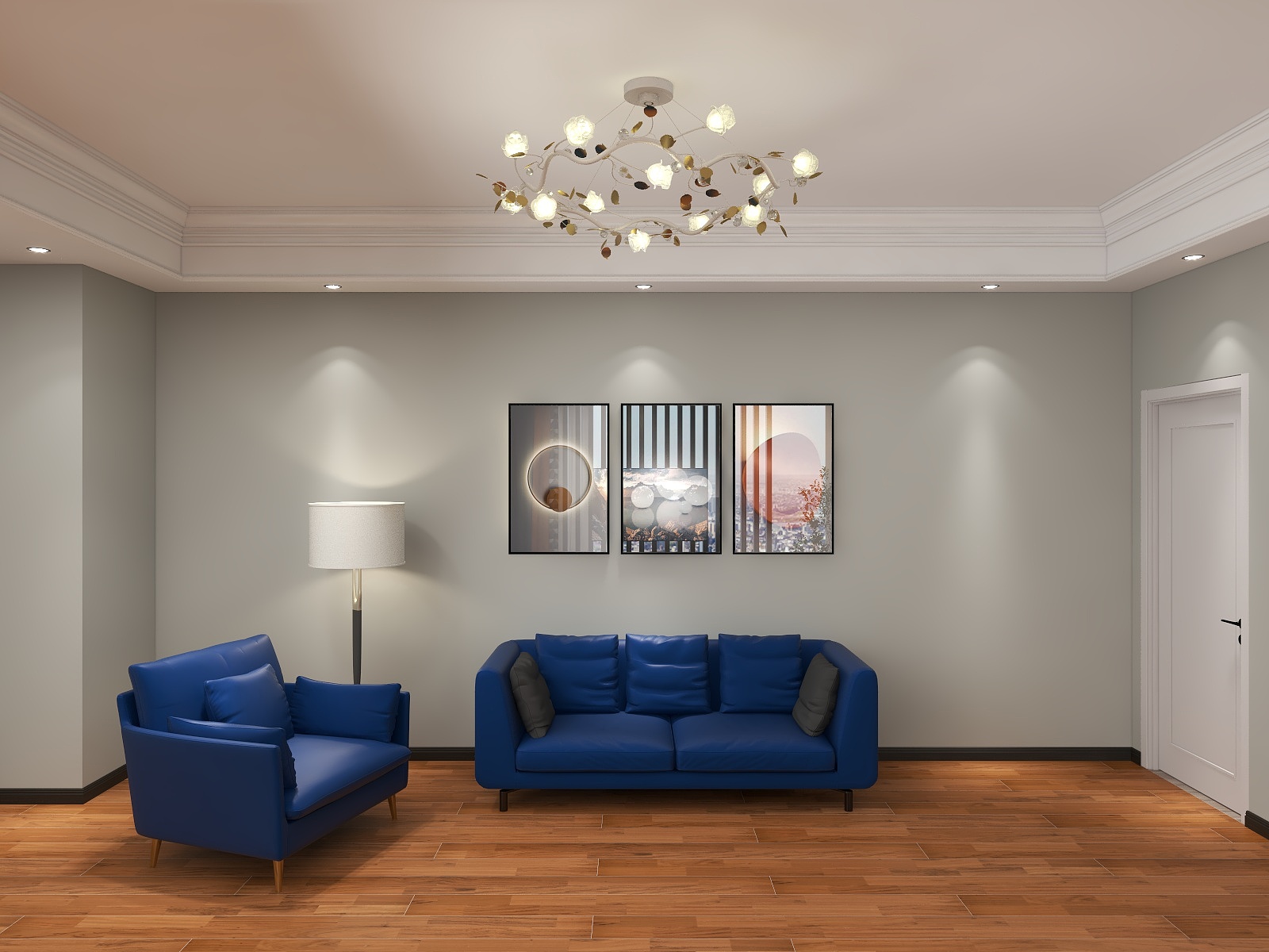 湛智华-工装影视公司场景布置283平装修效果图