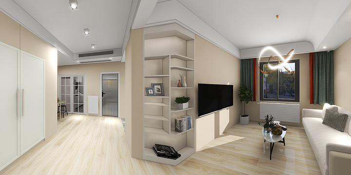 武汉克米装饰-长丰城H4区1-708-装修设计方案