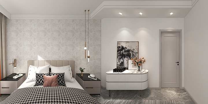 彦东1-水岸悦府双室效果图-装修设计方案