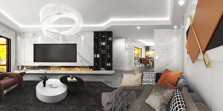 养一头山尊-鑫鼎七栋背景方案-装修设计方案