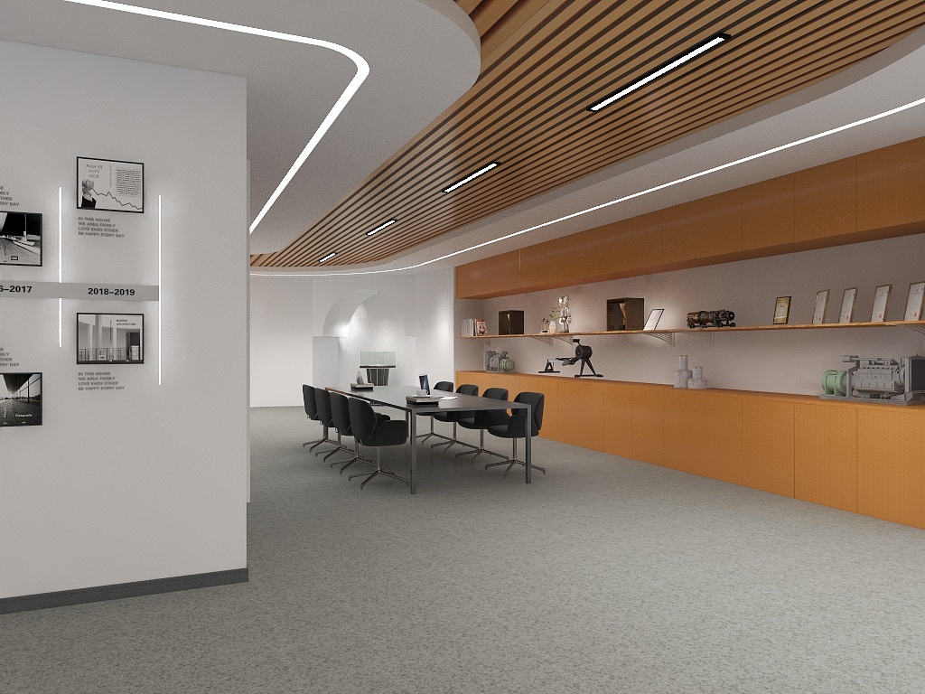 胡翰-长寿展厅-装修设计方案