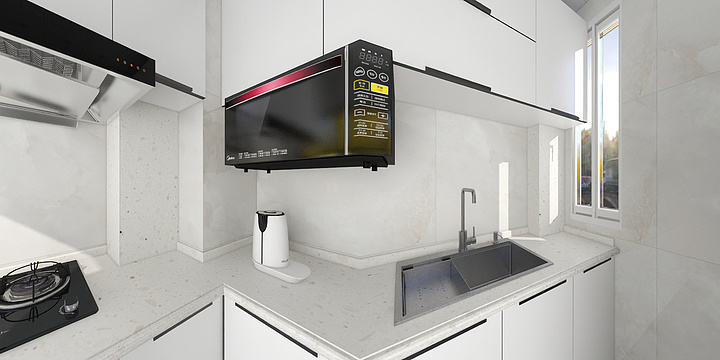 欧格橱柜-西湖城2期10-903厨房-装修设计方案