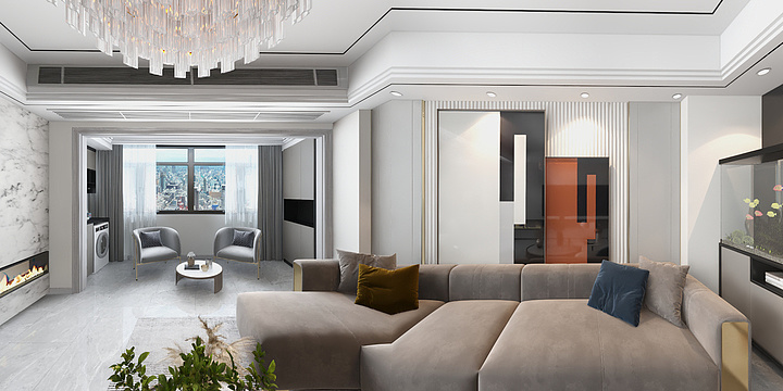 祥莀效果表现-效果图丨乾峰605雅居-装修设计方案
