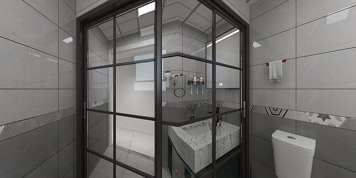 朱工设计师-李总得福人家雅居效果图-装修设计方案